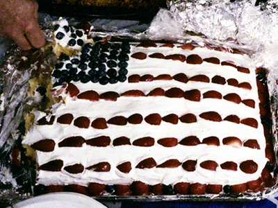 
  Flag cake
  