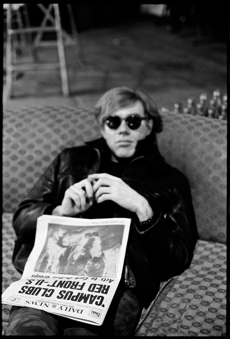 
  Andy with Newspaper
  